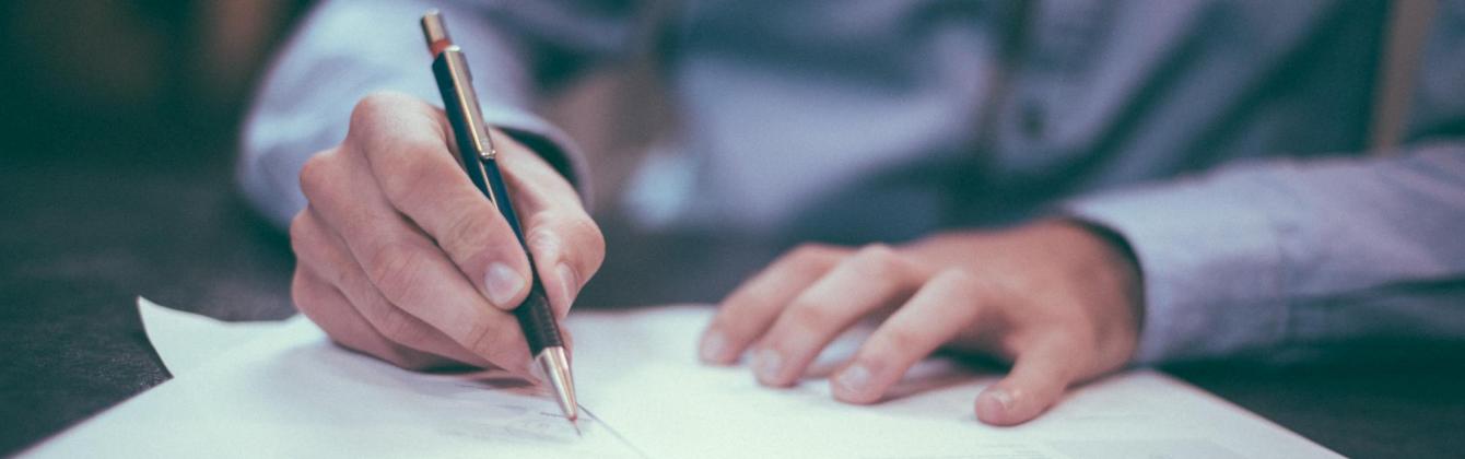 Signing a grant