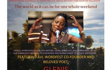 Glenis Redmond Announces Award, New Poem in Anthology, and Ashville WordFest Glenis Redmond Announces Award, New Poem in Anthology, and Ashville WordFest